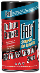 Maxima Air Filter Maintenance Aerosol Kit pack of 2 cleans foam and fabric filters effectively