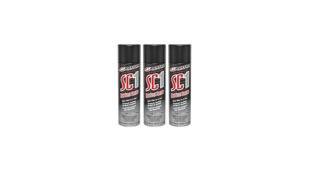 Maxima SC1 application on a plastic fender delivers dry long-lasting shine.