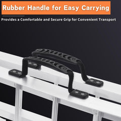 MAXIVAMN aluminum ramps rated 1500 lbs per pair for sturdy use.