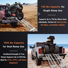 MAXIVAMN included straps secure ramps during use for safety.