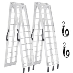 MAXIVAMN truck ramps 89-inch long for easy loading into pickup beds.