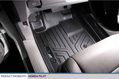 MAX LINER front-row mats for Honda Pilot 2009–2015 with precise fit