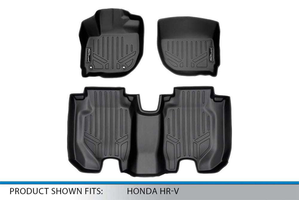 MAX LINER raised lip design on HR-V mats traps spills and messes.