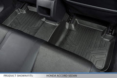 MAX LINER raised lip design front mats trap spills and protect carpet.