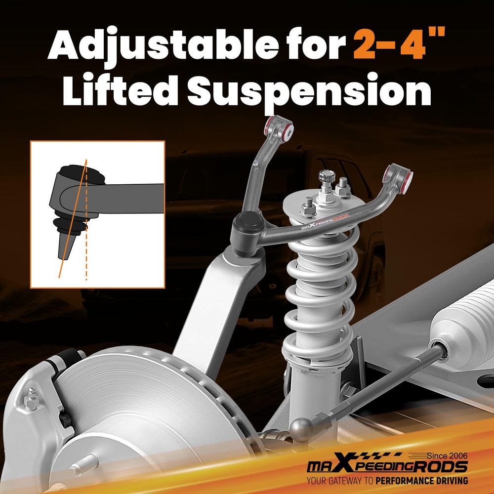 maXpeedingrods lifted upper control arm Cadillac Escalade 2015-2020 increases alignment reliability