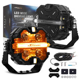maXpeedingrods 3.5 inch off road light front view improves night visibility on rugged trails