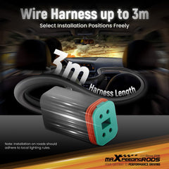 maxpeedingrods 3m wiring harness and installation kit enable quick setup