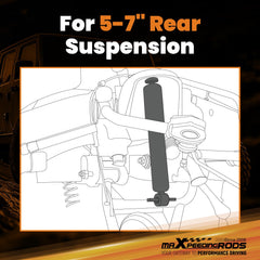 Rugged maXpeedingrods shock body and components built for daily use and longevity.