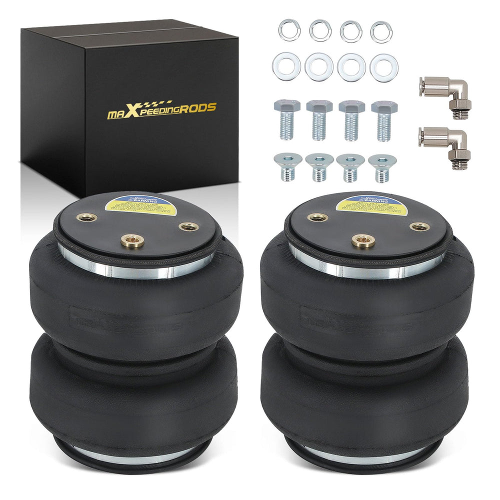 maXpeedingrods air spring bag front view for load leveling