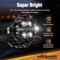 maXpeedingrods RGB atmosphere lighting offers 7 colors for mood and camping