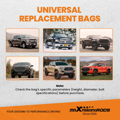 maXpeedingrods air suspension double bellows fatigue-tested for long life