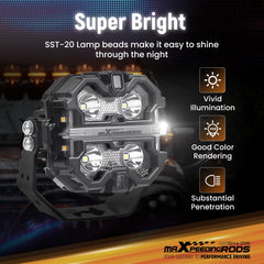 maXpeedingrods aluminum housing durable heat dissipation for harsh conditions