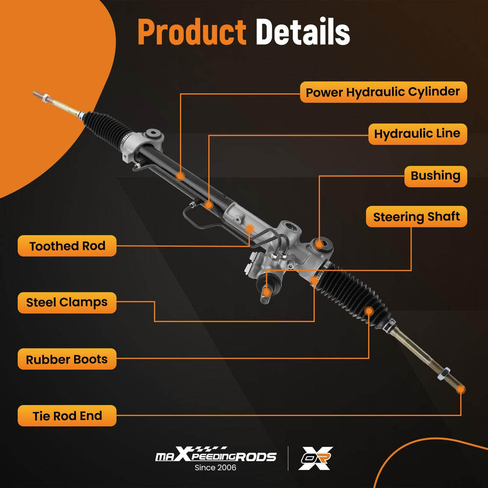 maXpeedingrods Lexus ES350 rack-pinion close-up reveals rugged construction
