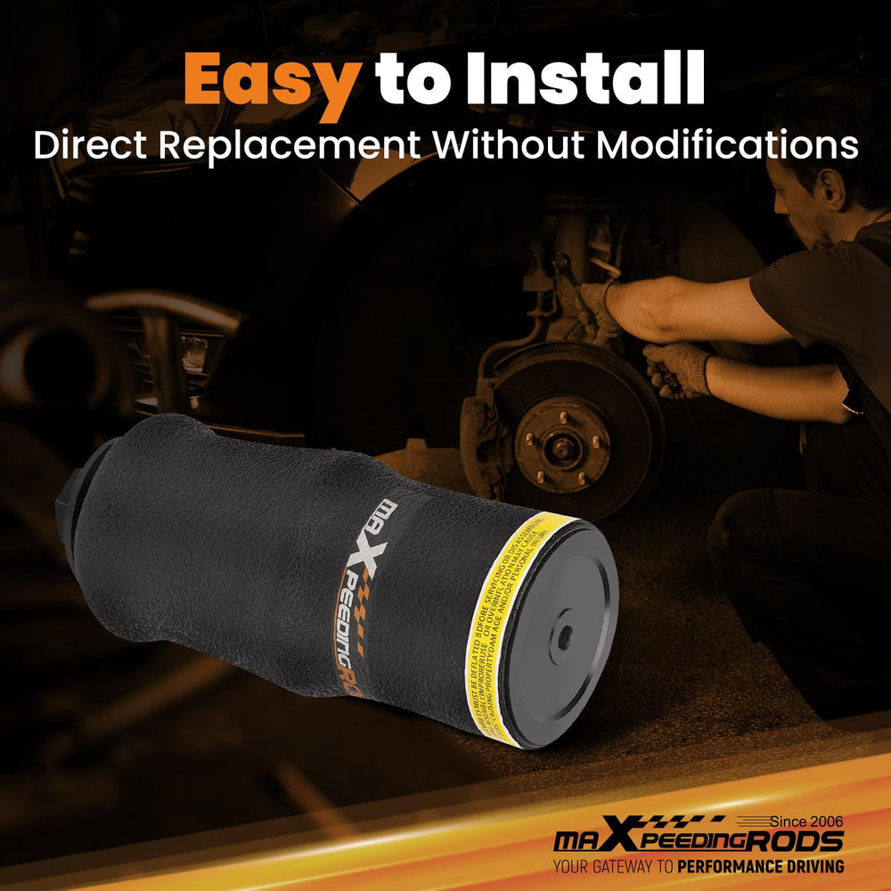 maXpeedingrods cab air ride bag, replacement for Firestone W02-358-7036, easy bolt-on.