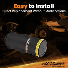 maXpeedingrods cab air ride bag, replacement for Firestone W02-358-7036, easy bolt-on.