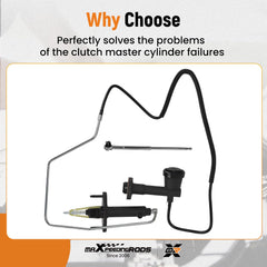 maXpeedingrods clutch master-slave assembly for K3500, robust design and easy replacement