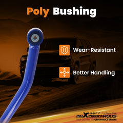 maXpeedingrods front track bar with 1.25 in OD and 0.25 in wall