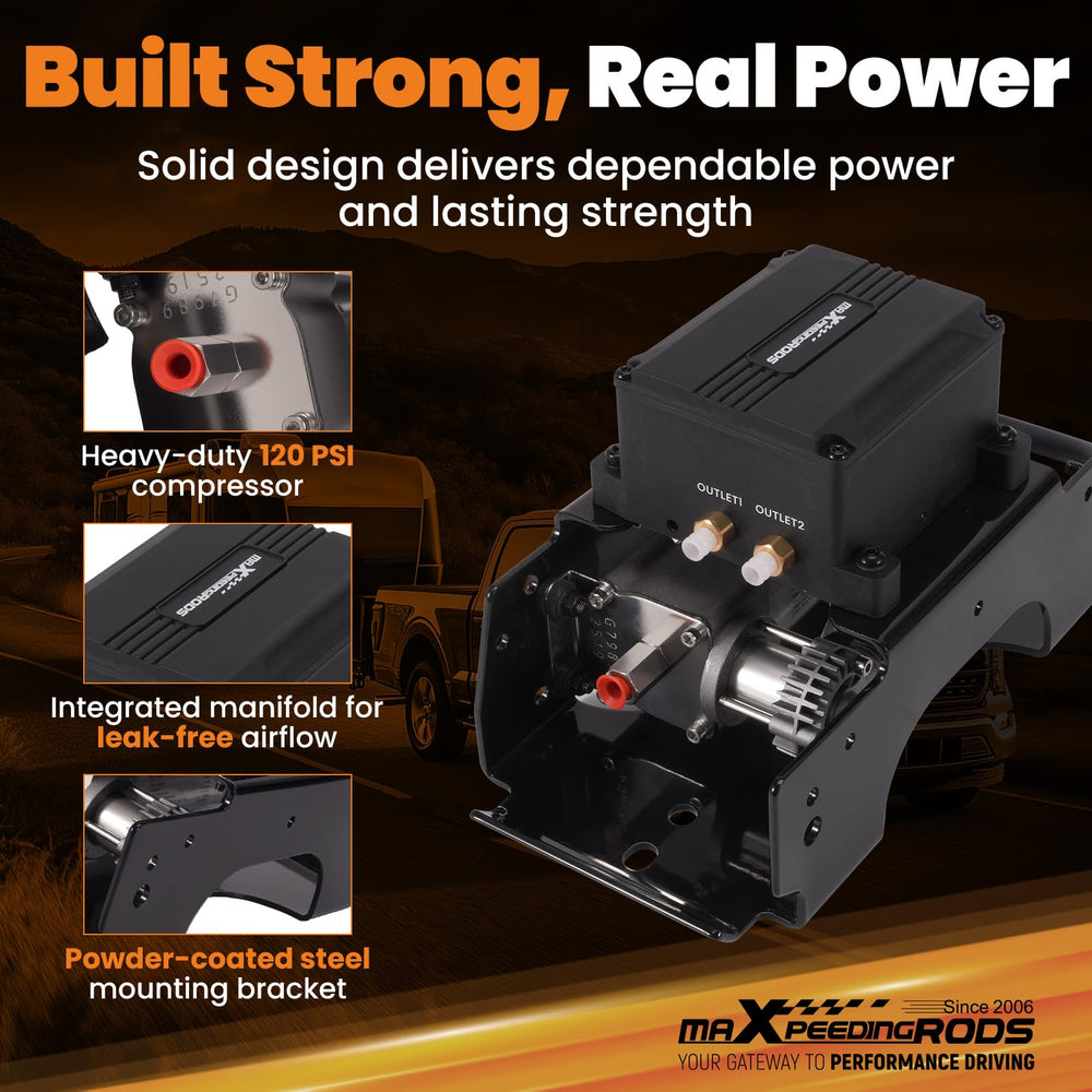 maXpeedingrods LED indicators and alerts signaling low voltage or leaks