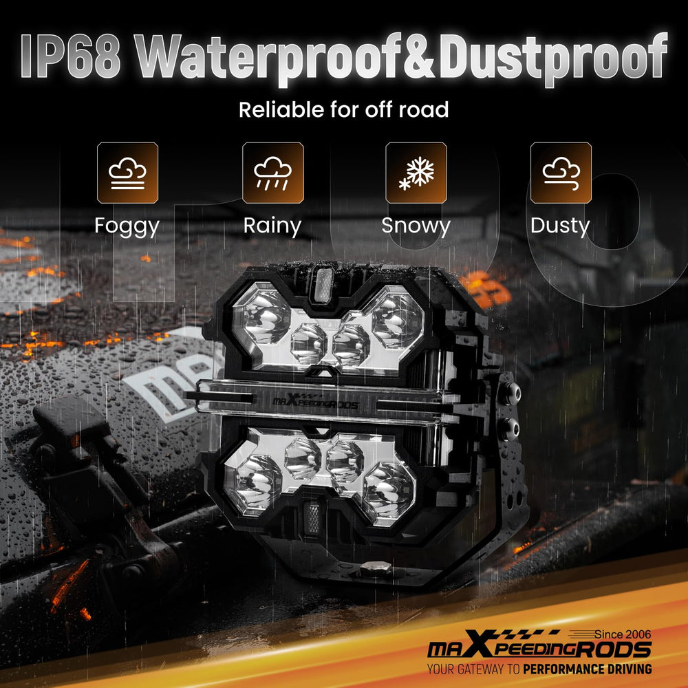maXpeedingrods optional LED lens covers add beam versatility