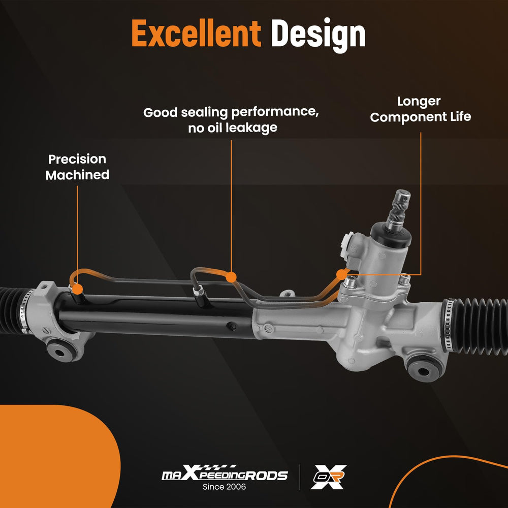 maXpeedingrods Avalon rack-pinion view demonstrates robust assembly