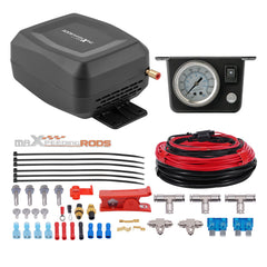 maXpeedingrods onboard air compressor unit for quick pressure adjustments on the go.