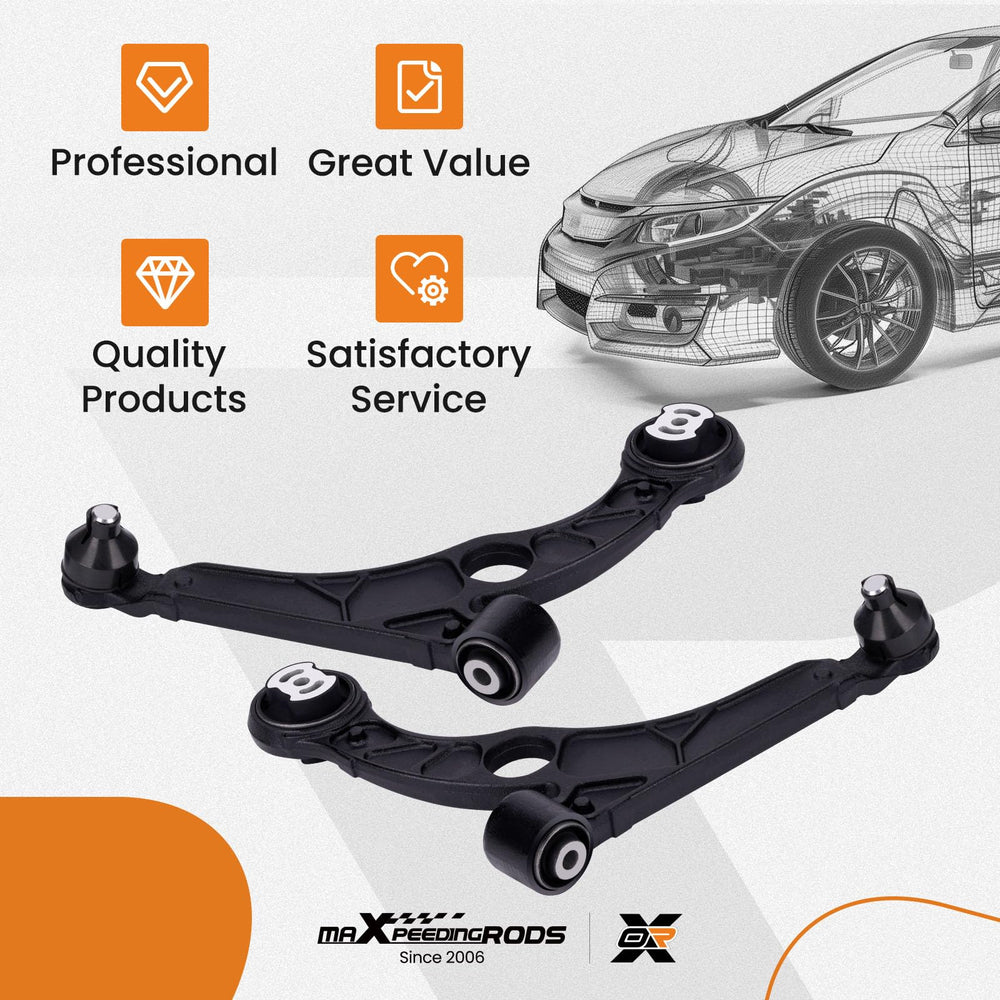 maXpeedingrods package contents showing two control arms MS251201 MS251202