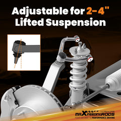 maXpeedingrods upgraded polyurethane bushing reduces noise and vibration.