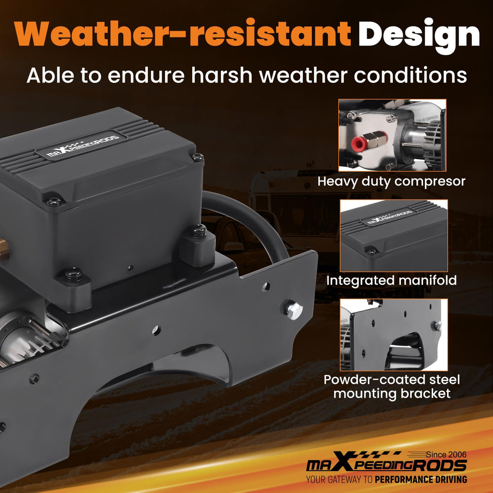 MaXpeedingrods preassembled bracket assembly for vertical or horizontal mounting.