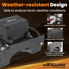 MaXpeedingrods preassembled bracket assembly for vertical or horizontal mounting.