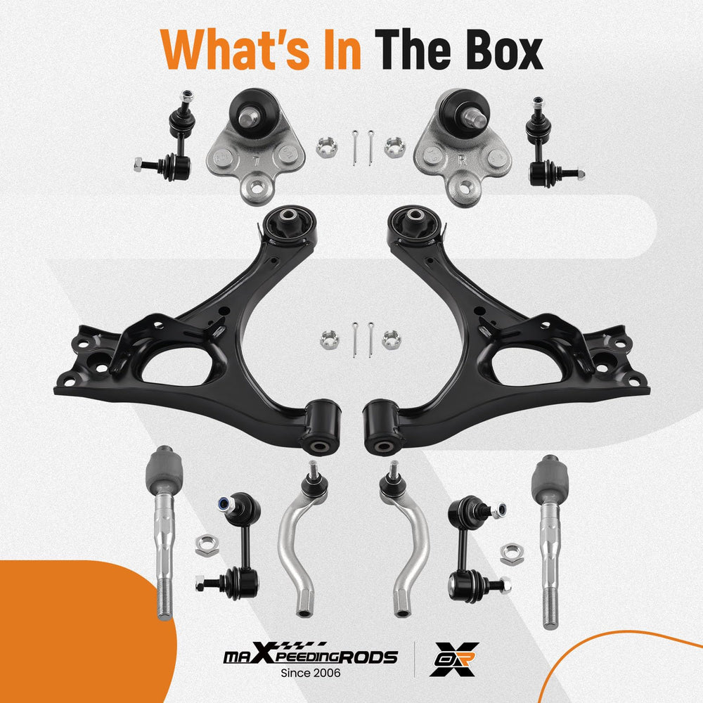 maXpeedingrods suspension kit closeup, sturdy steel with protective coating