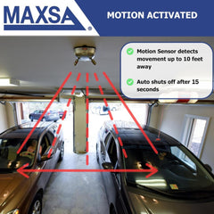 360-degree adjustable lasers to fit tight or spacious garages