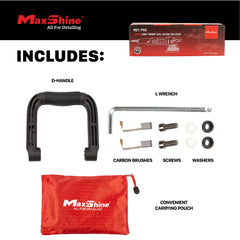 Maxshine M21 Pro 1000W motor label emphasizes strong, consistent power.