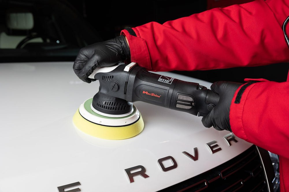 Maxshine M21 Pro 516-24 thread backing plate demonstrates pad mounting compatibility.