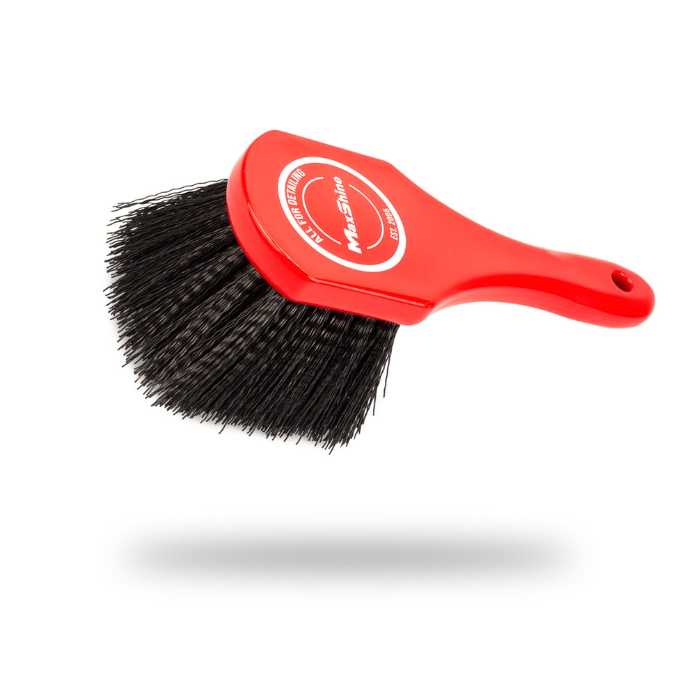 Maxshine universal heavy-duty tire brush for tires removes grime efficiently