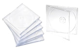 Maxtek clear jewel case with assembled tray protects and displays a disc.