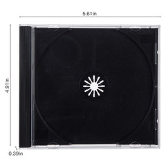 Maxtek holds a single disc, suitable for CD, DVD, or Blu-ray