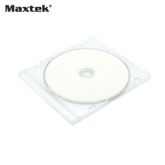 Maxtek holds one disc per case for reliable media protection.