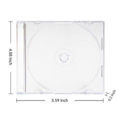 Maxtek slim clear cover highlights your disc while protecting it during handling.