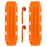Maxtrax MKII safety orange board front view demonstrates rugged recovery traction