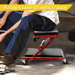 MaxWorks 50873 360-degree casters enable smooth movement across shop floors