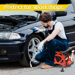 MaxWorks 50957 four swivel casters provide smooth 360-degree movement