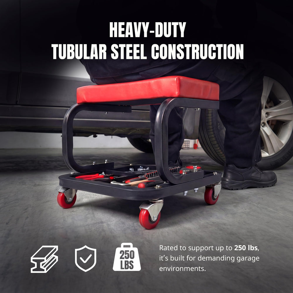 MaxWorks tool tray, large segmented storage, keeps fasteners within easy reach.