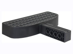 MaxxHaul hitch step fits standard 2-inch hitch receivers for quick compatibility.