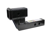 MAXXHAUL 50397 hitch riser installed on a 2-inch receiver for added ground clearance.