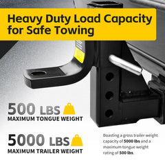 MaxxHaul 7 inch drop setup aids level trailer alignment for diverse loads