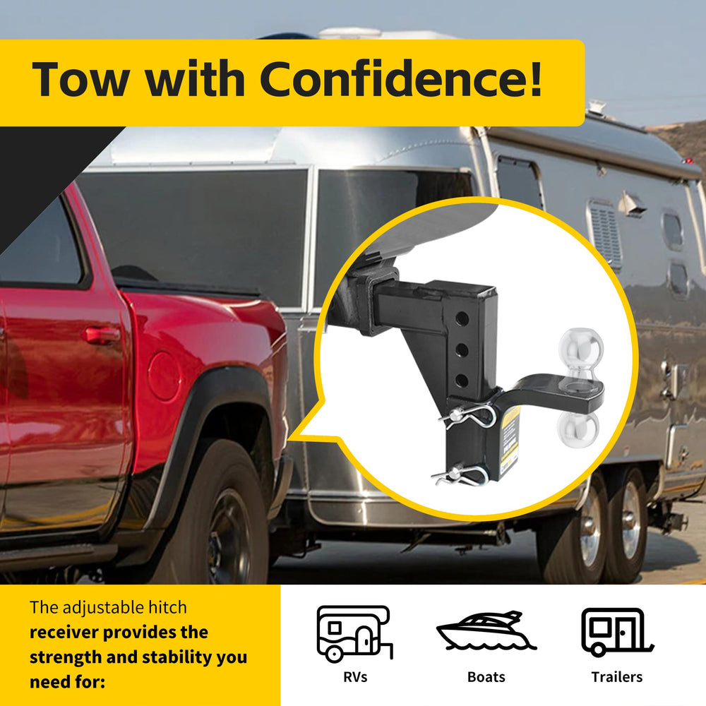 MaxxHaul 4 inch rise setting optimizes trailer stance and balance