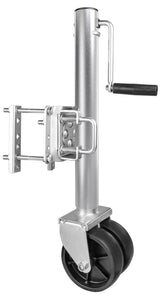 MaxxHaul trailer jack showing 11-1/2 inch lift for easy height adjustment.