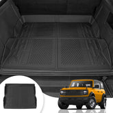 Maxzina cargo mat for Bronco trunk with full-coverage design protects against dirt.