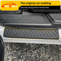 Maxzina door entry guard with odorless TPE resists temperature changes and friction.