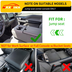 Maxzina headrest storage box with coin slot prevents items from rattling while driving